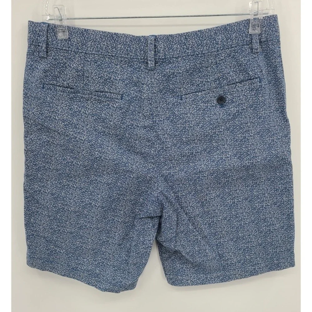 Banana Republic Aiden Men Shorts 34 Preppy Classic Vacation Travel Nautical Blue